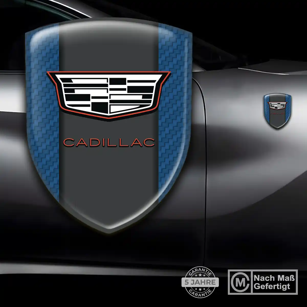 Cadillac 3D Gel Aufkleber Markenedition