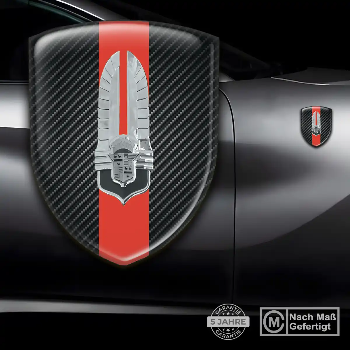Cadillac 3D Gel Aufkleber Premium-Edition