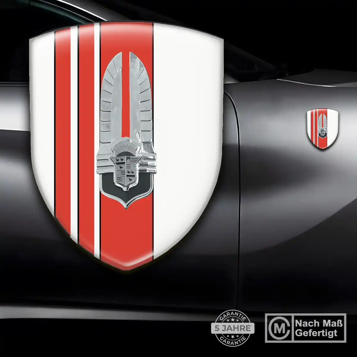 Cadillac 3D Gel Aufkleber Premiumqualität