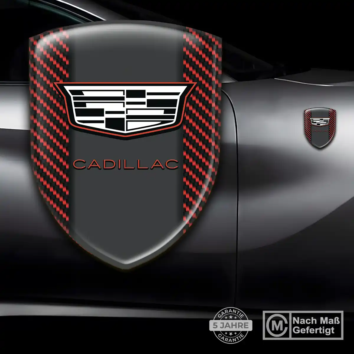 Cadillac 3D Gel Aufkleber Silikon Auto Höchste Qualität