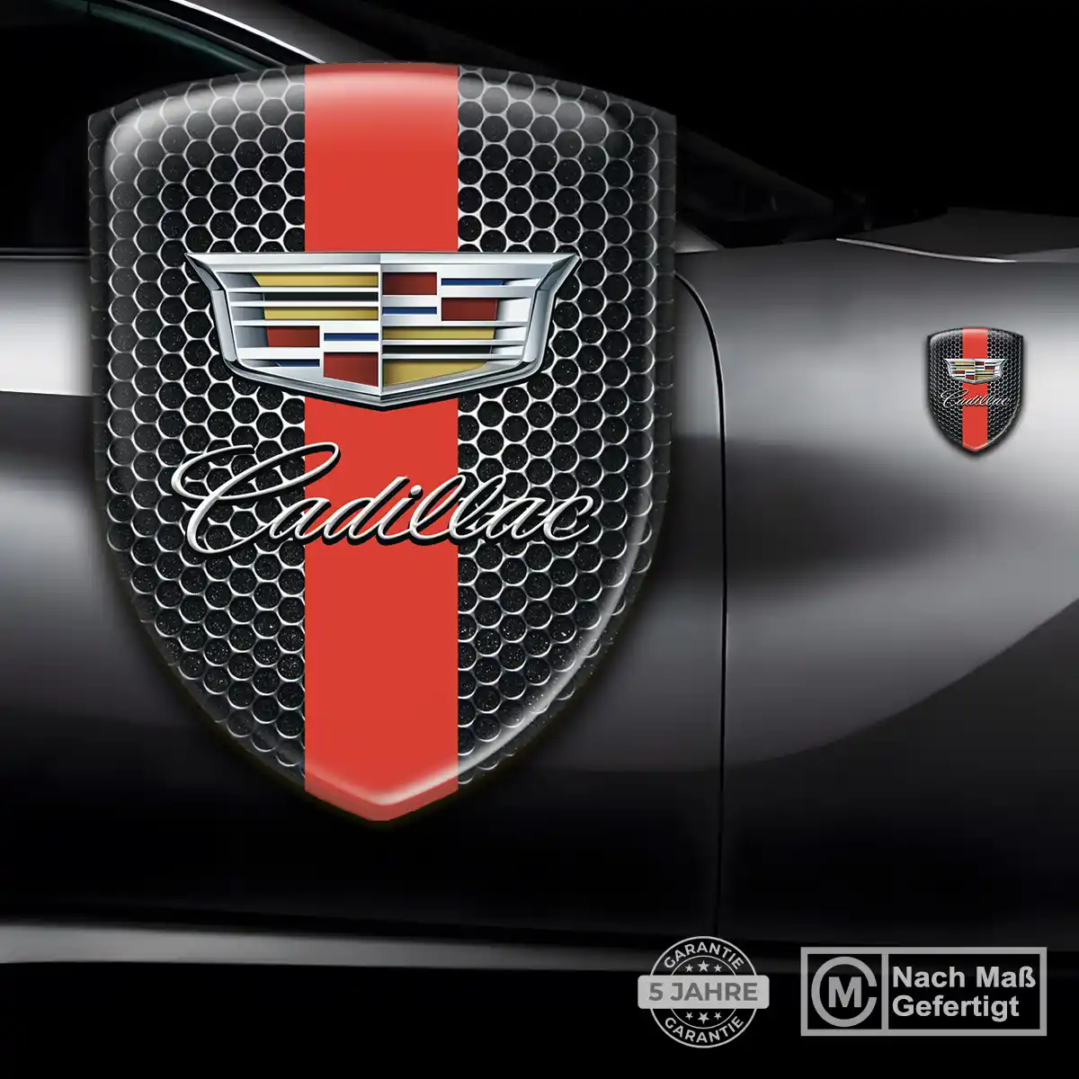 Cadillac 3D Gel Aufkleber Silikon Auto Hochwertiges Harz