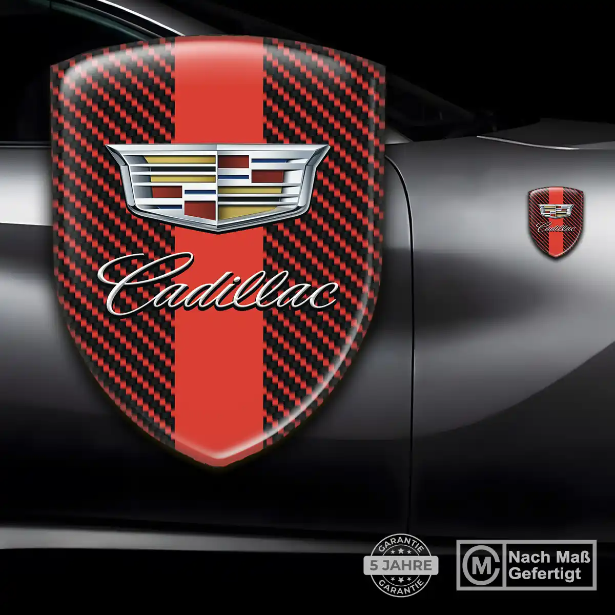 Cadillac 3D Gel Aufkleber Silikon Auto Limitierte Auflage