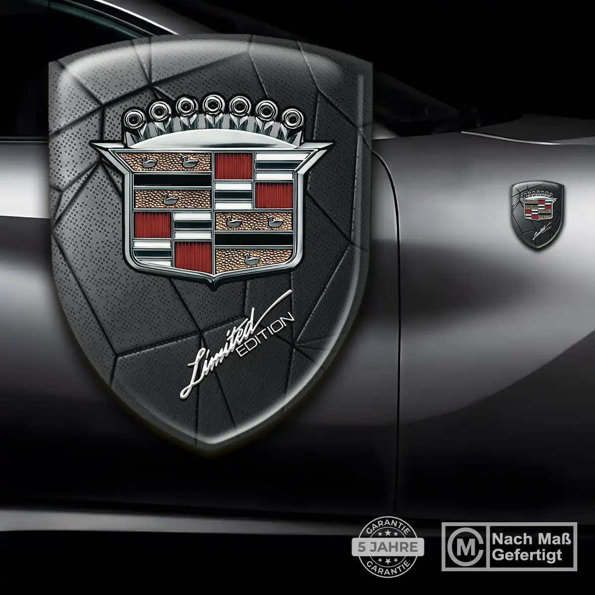 Cadillac 3D Gel Aufkleber Silikon Erstklassige Qualität