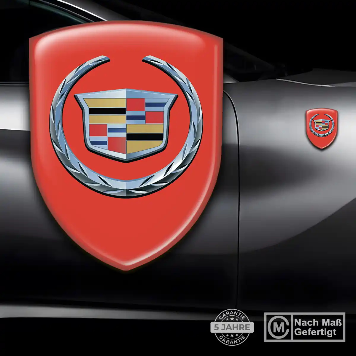 Cadillac 3D Gel Aufkleber Silikon Exterieurdesign