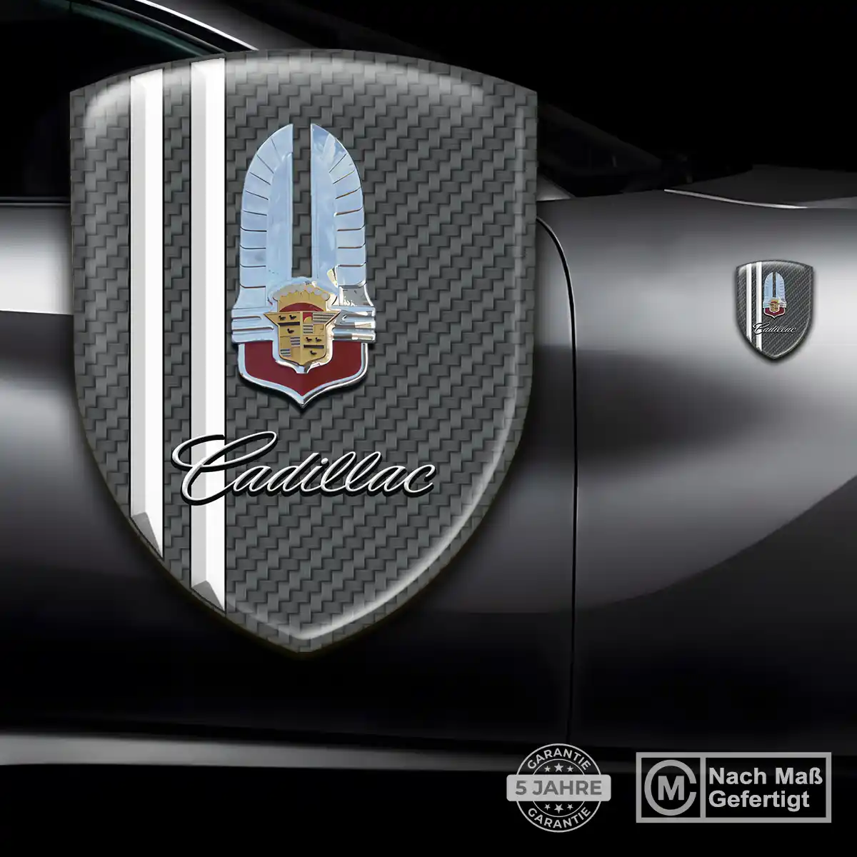 Cadillac 3D Gel Aufkleber Silikon Interieurdesign
