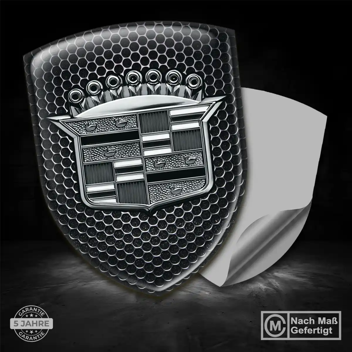 Cadillac 3D Gel Aufkleber Silikon Modernes Design