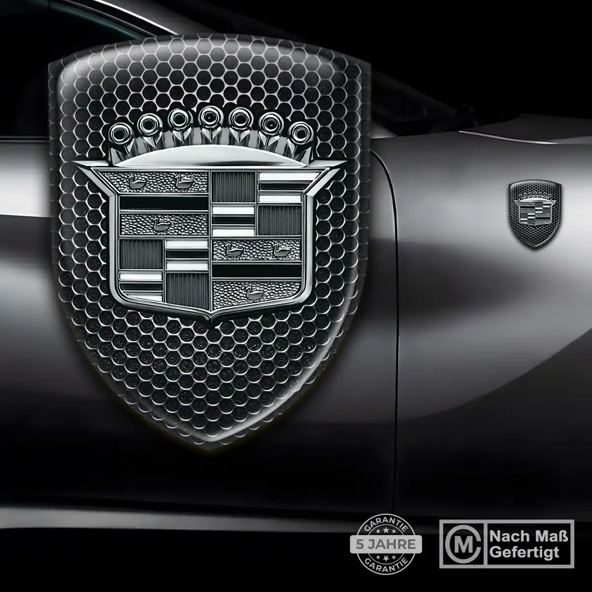 Cadillac 3D Gel Aufkleber Silikon Modernes Design