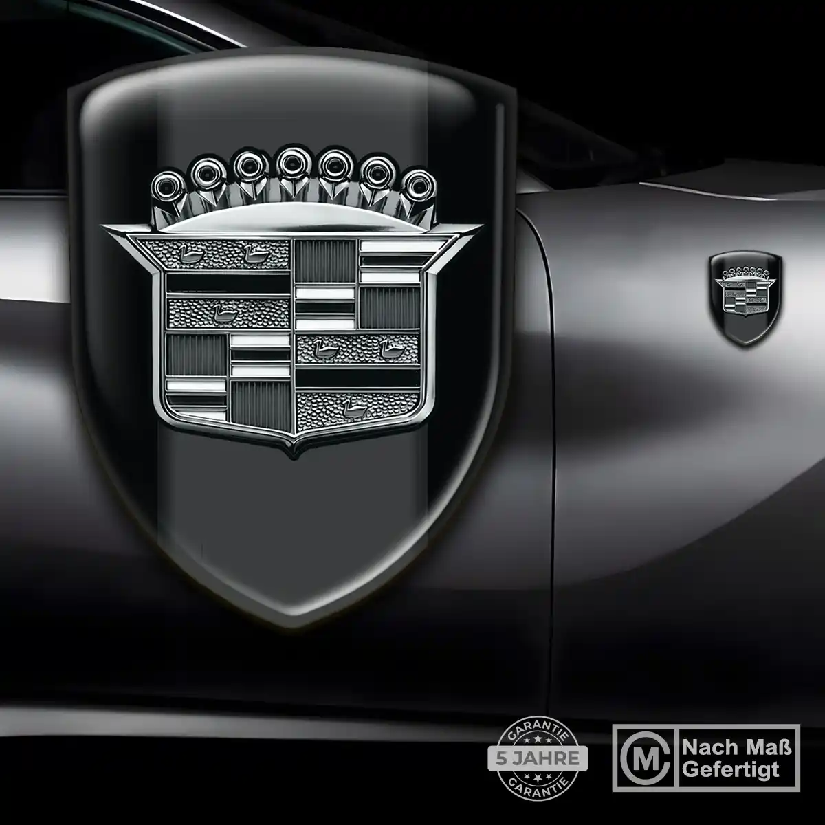 Cadillac 3D Gel Aufkleber Stilvolles Design