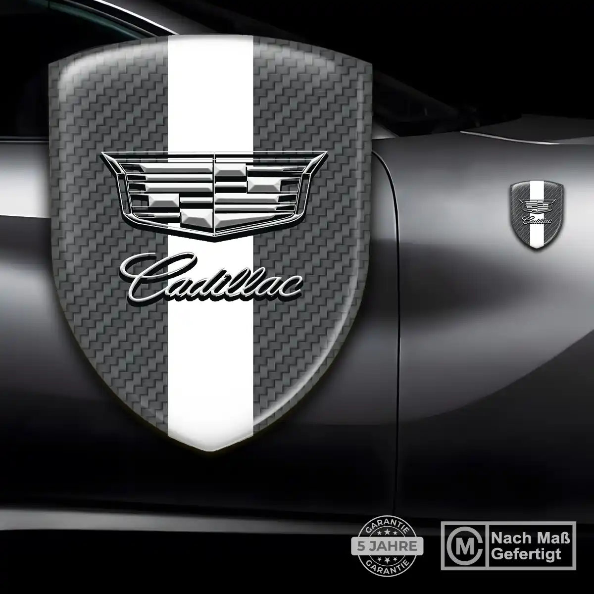 Cadillac 3D Gel Aufkleber Wappen Auto Überzeugende Qualität