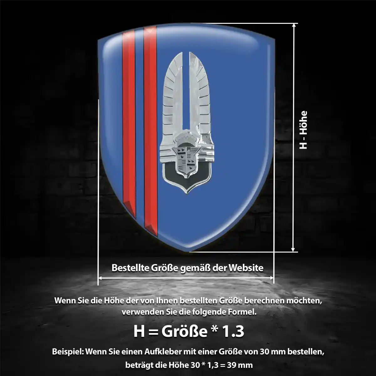 Cadillac 3D Gel Aufkleber Wappen Auto Elegantes Design