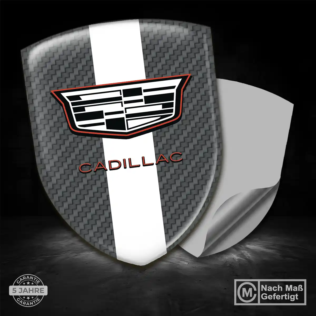 Cadillac 3D Gel Aufkleber Wappen Auto Luxus-Edition