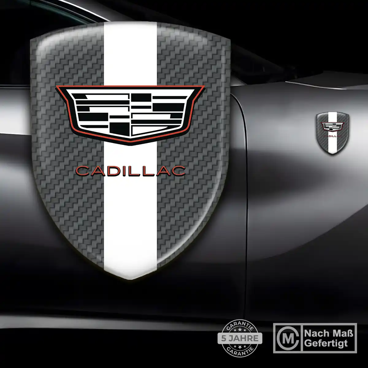 Cadillac 3D Gel Aufkleber Wappen Auto Luxus-Edition