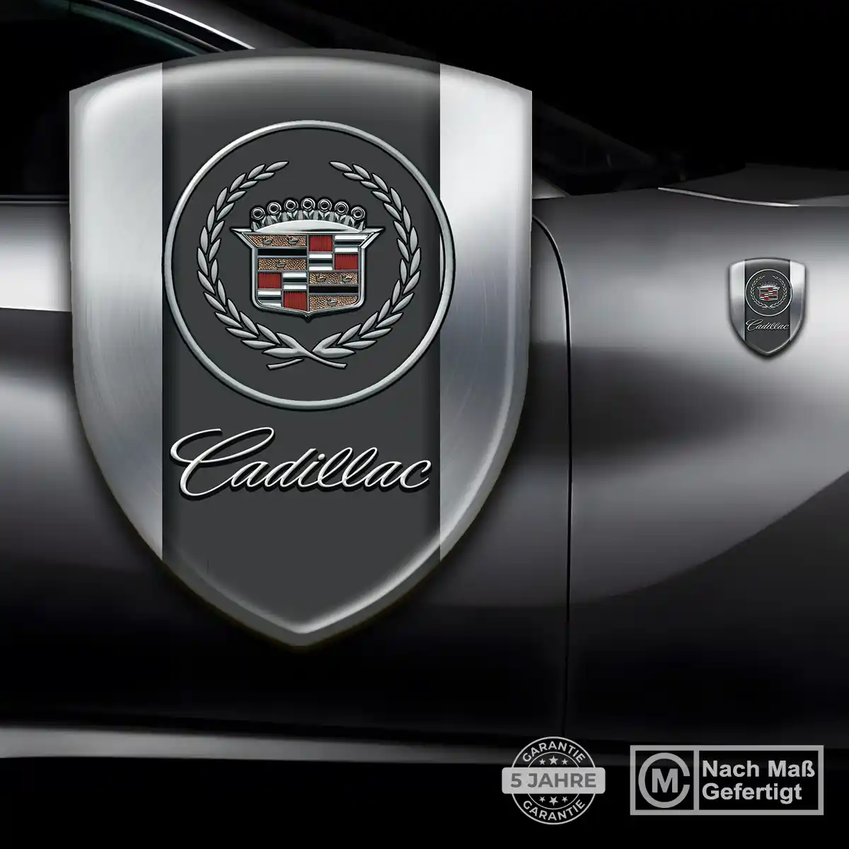 Cadillac 3D Gel Aufkleber Wappen Hohe Qualität