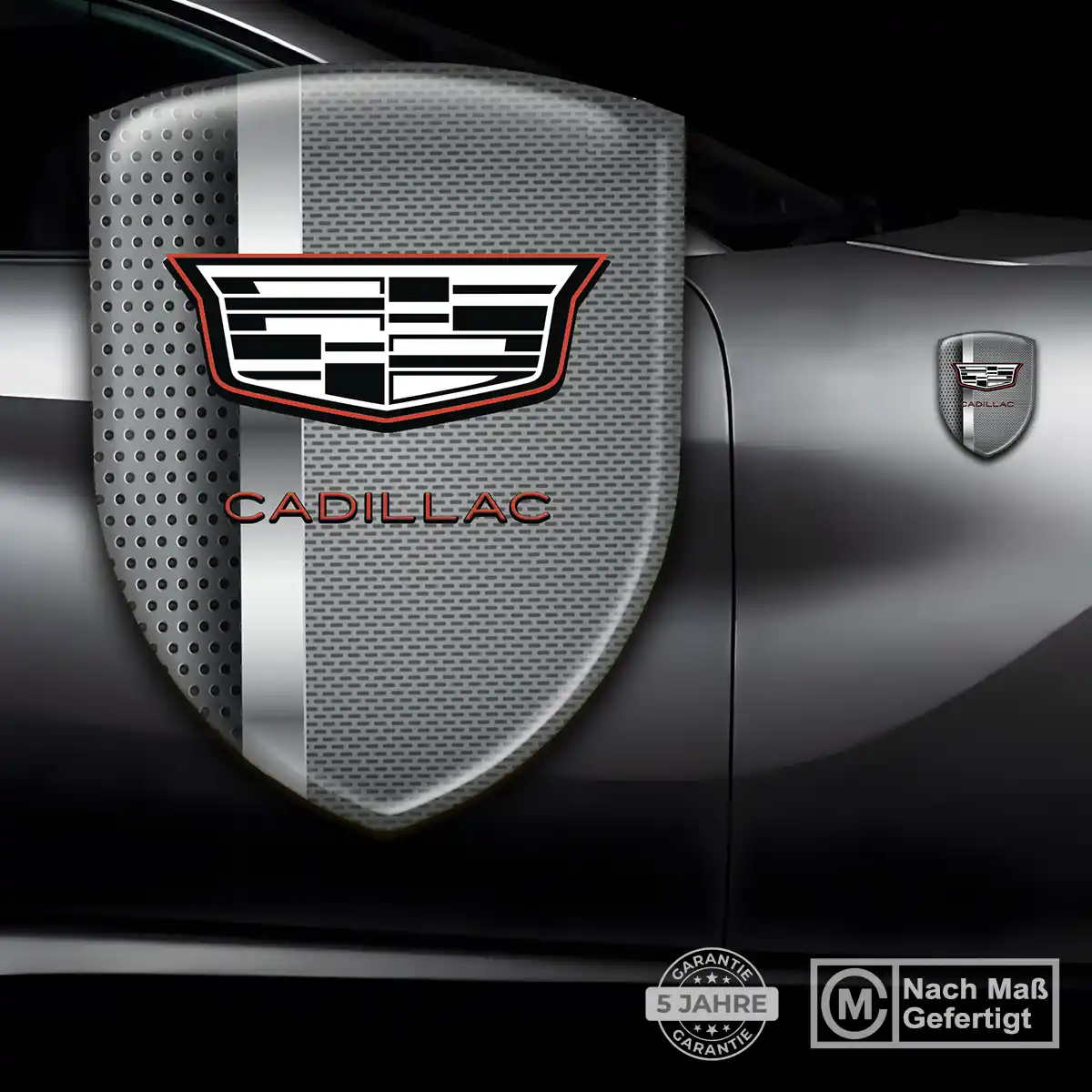 Cadillac Aufkleber 3D Gel Emblem Anspruchsvolles Design
