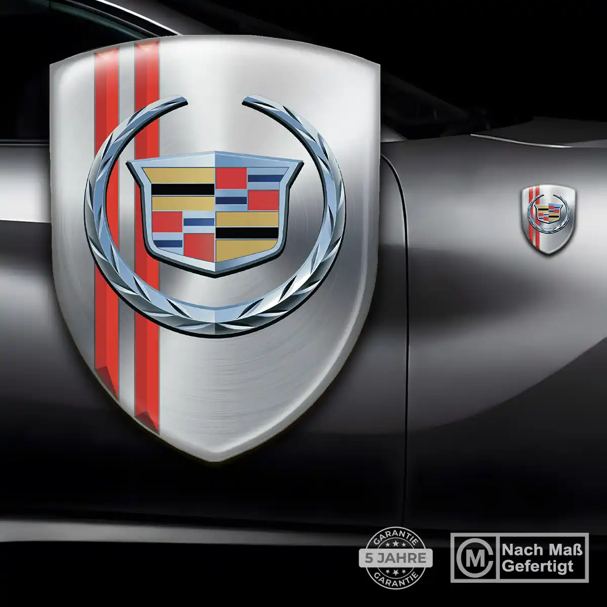 Cadillac Aufkleber 3D Gel Emblem Auto Überzeugende Qualität