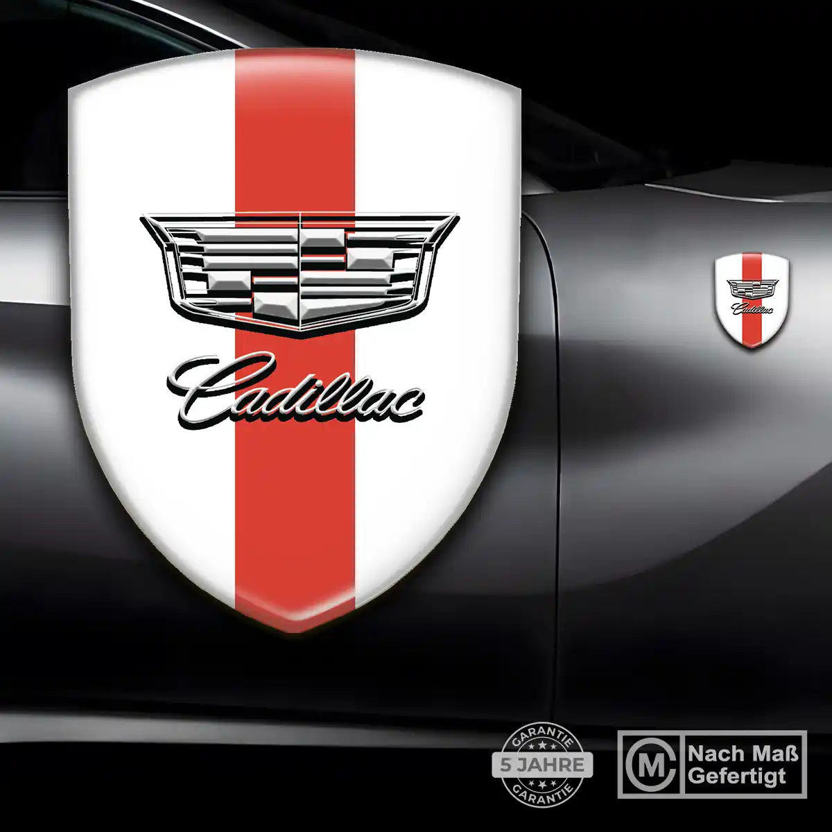 Cadillac Aufkleber 3D Gel Emblem Auto Erstklassige Qualität