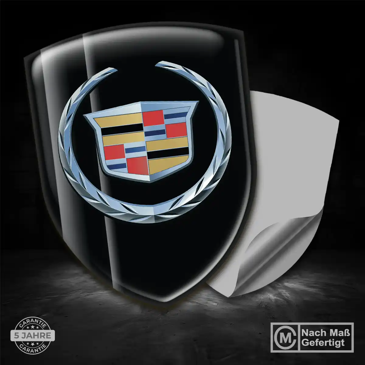 Cadillac Aufkleber 3D Gel Emblem Auto Interieurdesign