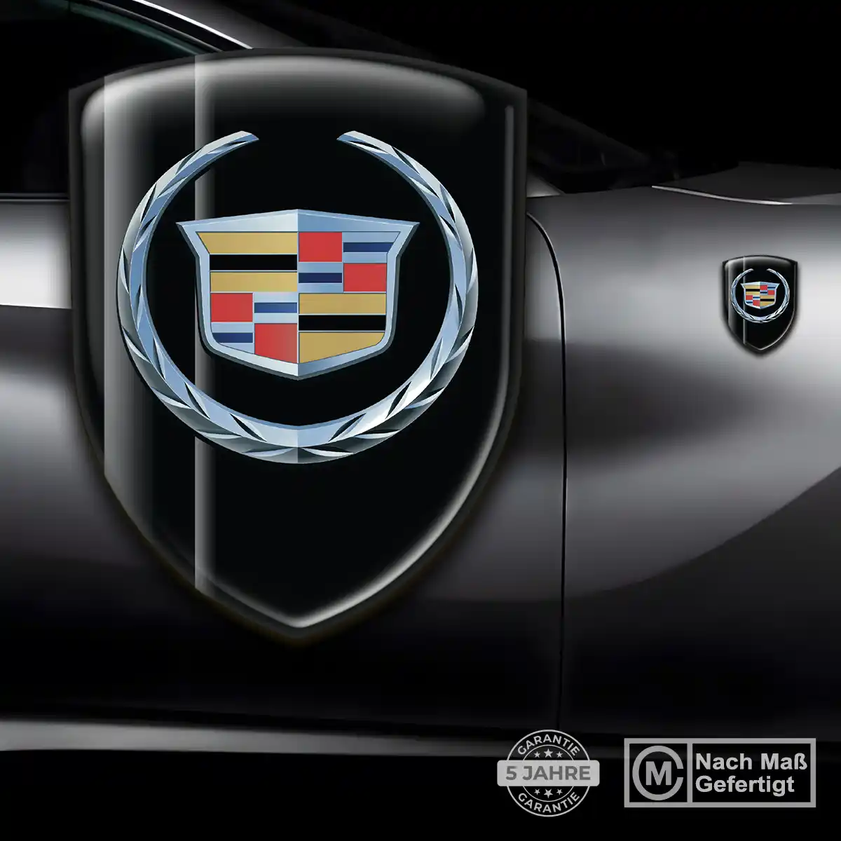 Cadillac Aufkleber 3D Gel Emblem Auto Interieurdesign