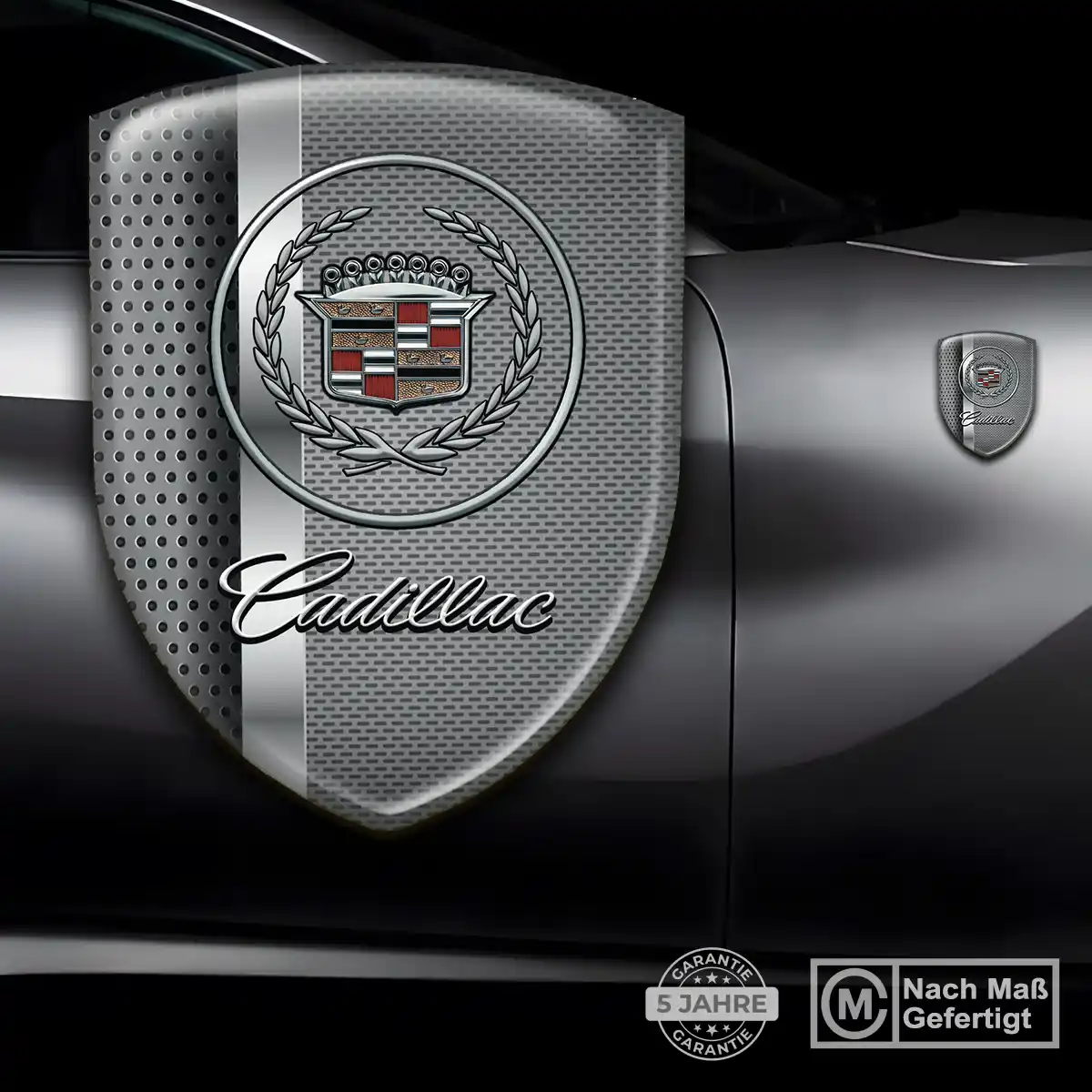 Cadillac Aufkleber 3D Gel Emblem Auto Markenedition