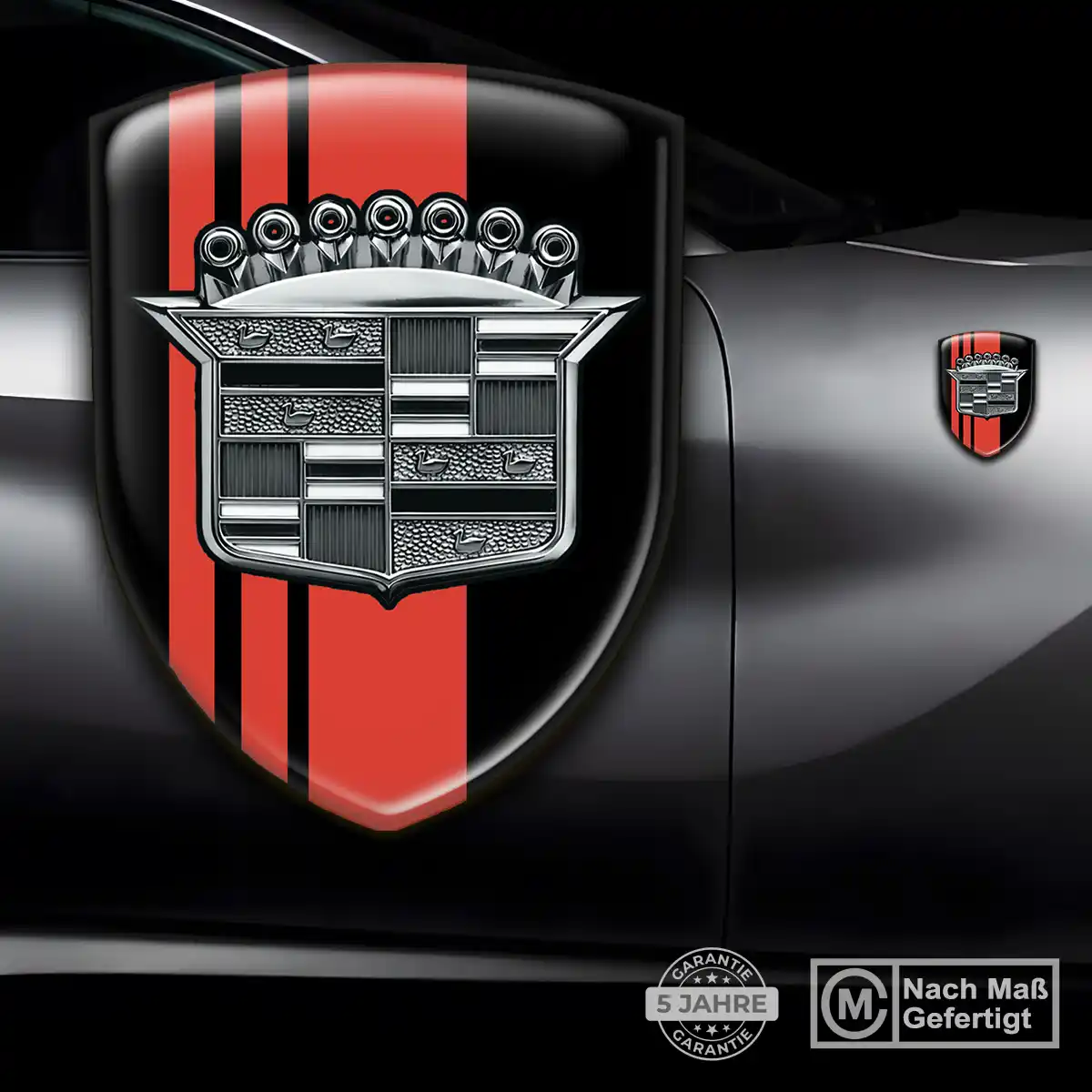 Cadillac Aufkleber 3D Gel Emblem Auto Modernes Design