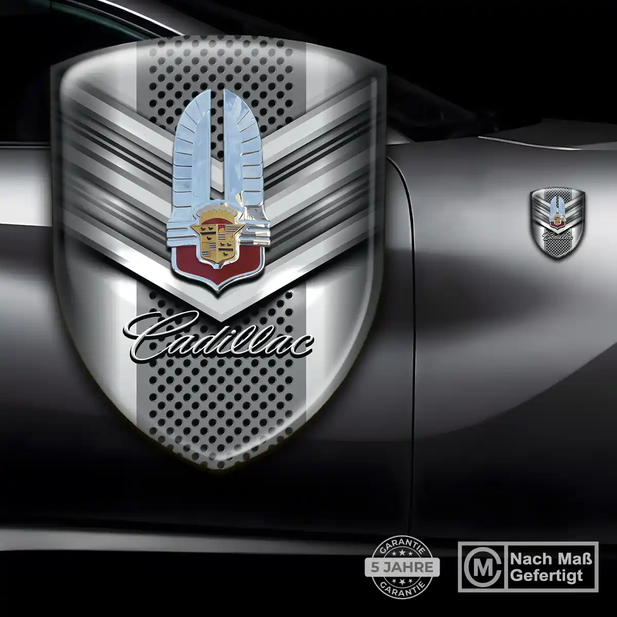Cadillac Aufkleber 3D Gel Emblem Auto Tuningfahrzeug