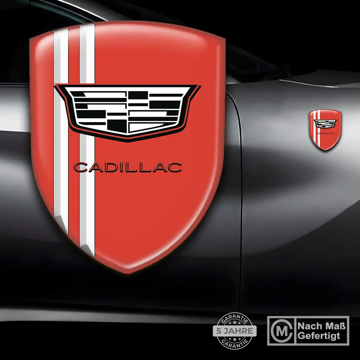 Cadillac Aufkleber 3D Gel Emblem Auto Verlässliche Qualität