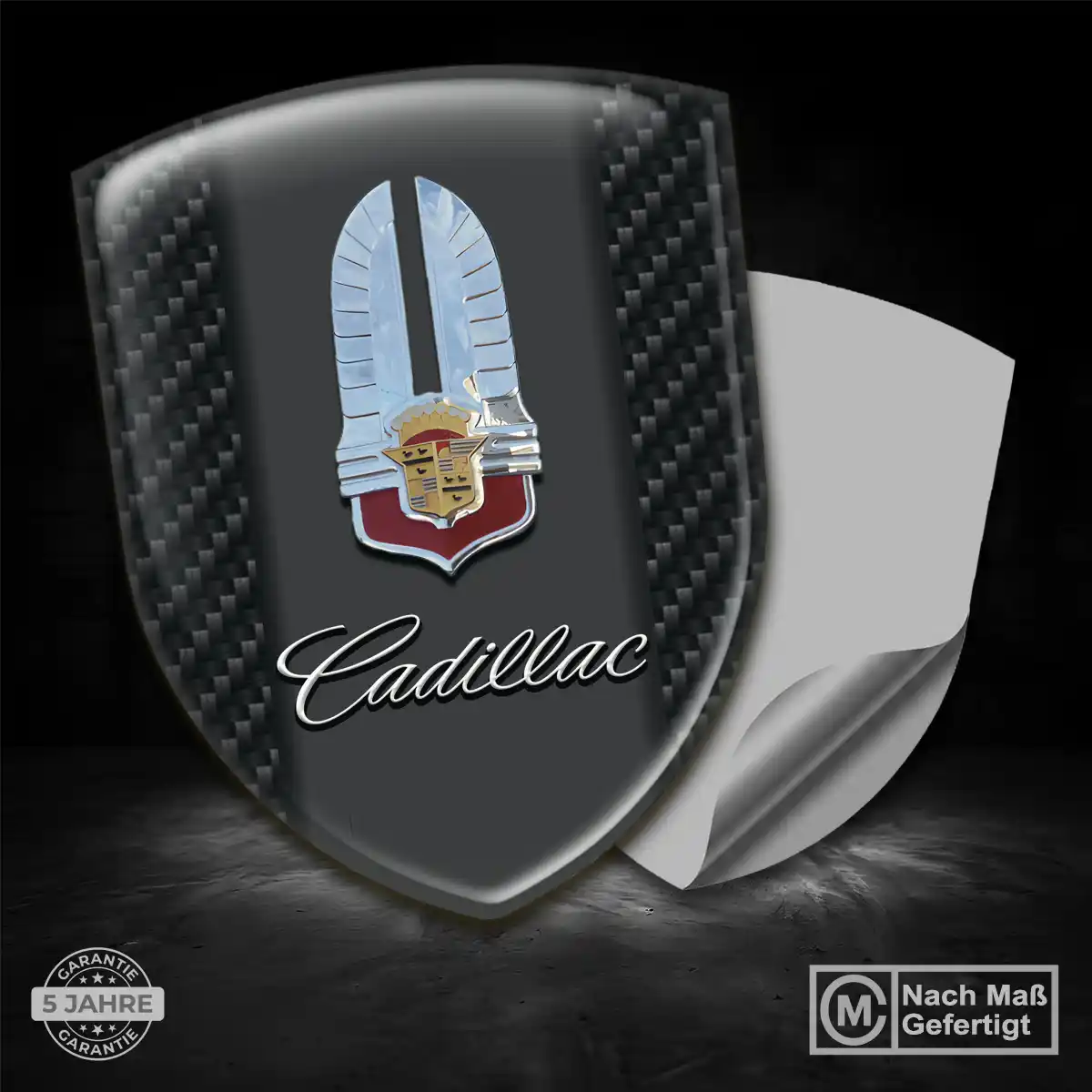 Cadillac Aufkleber 3D Gel Emblem Überzeugende Qualität