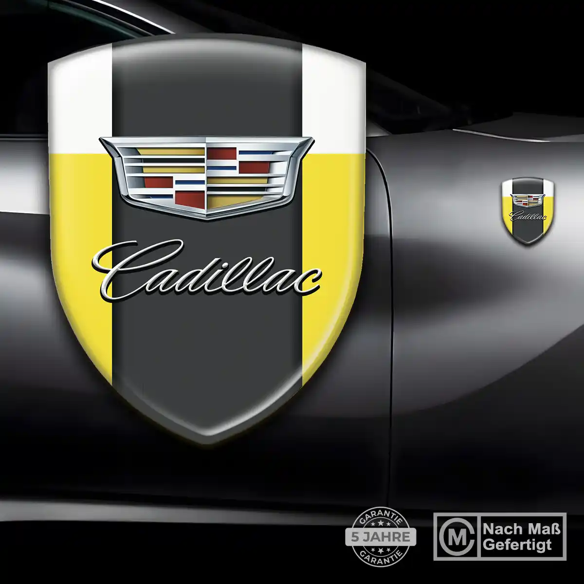 Cadillac Aufkleber 3D Gel Emblem Hohe Qualität