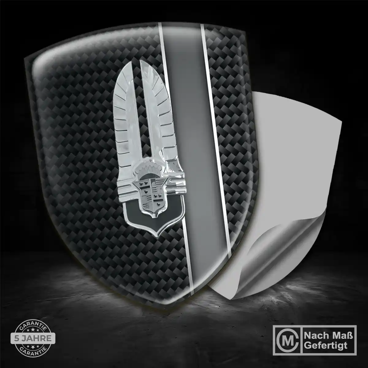 Cadillac Aufkleber 3D Gel Emblem Markenedition