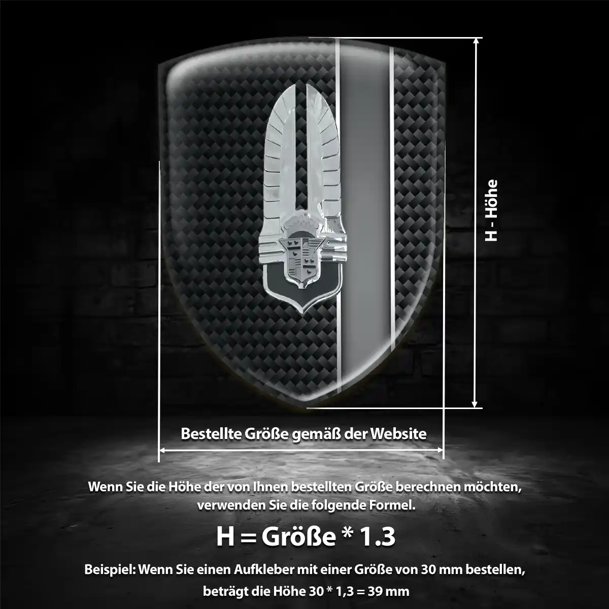 Cadillac Aufkleber 3D Gel Emblem Markenedition