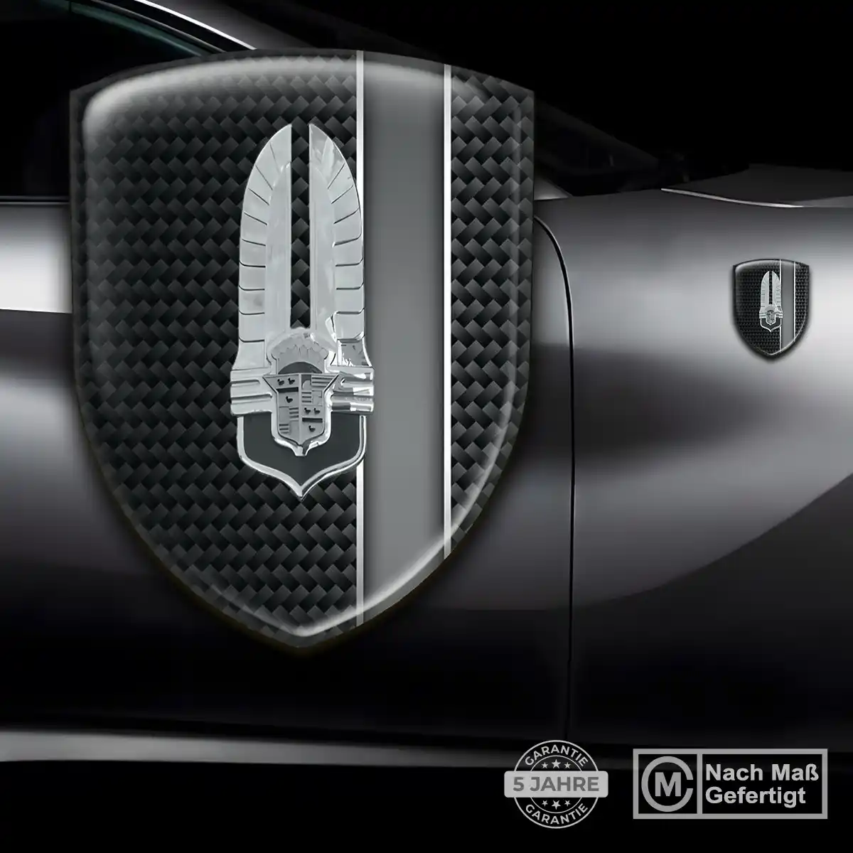 Cadillac Aufkleber 3D Gel Emblem Markenedition