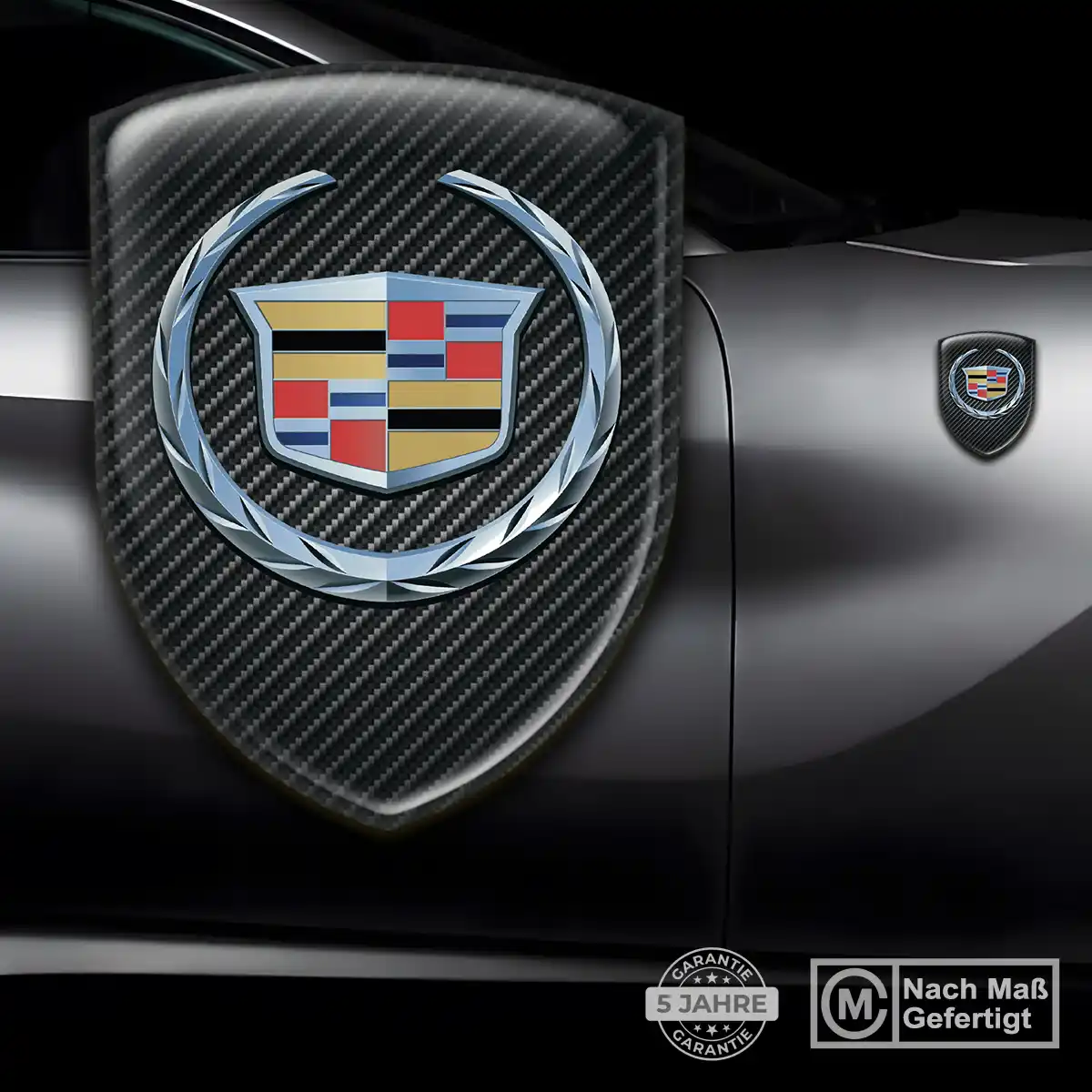 Cadillac Aufkleber 3D Gel Emblem Premium-Edition