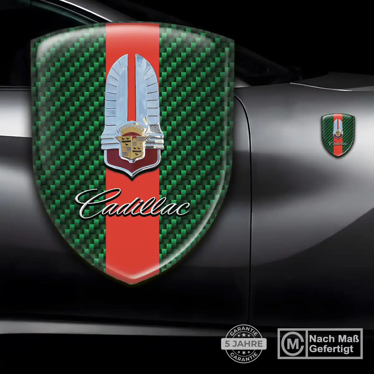 Cadillac Aufkleber 3D Gel Emblem Premiumqualität