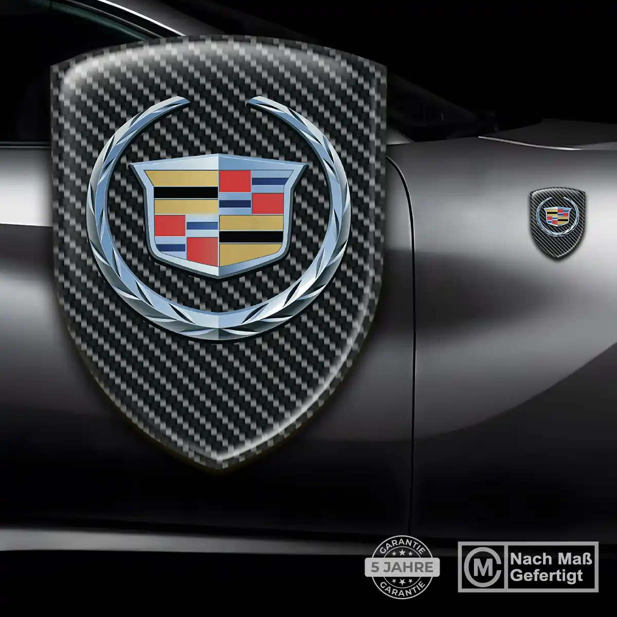 Cadillac Aufkleber 3D Gel Emblem Spitzenqualität