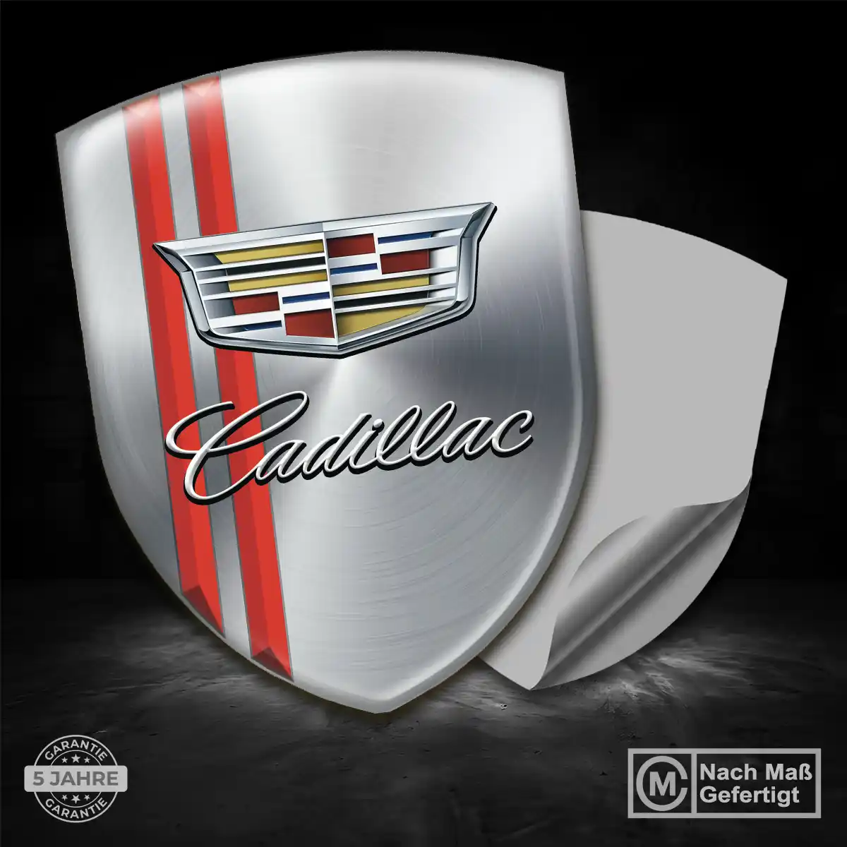 Cadillac Aufkleber 3D Gel Embleme Ausdrucksstarkes Design