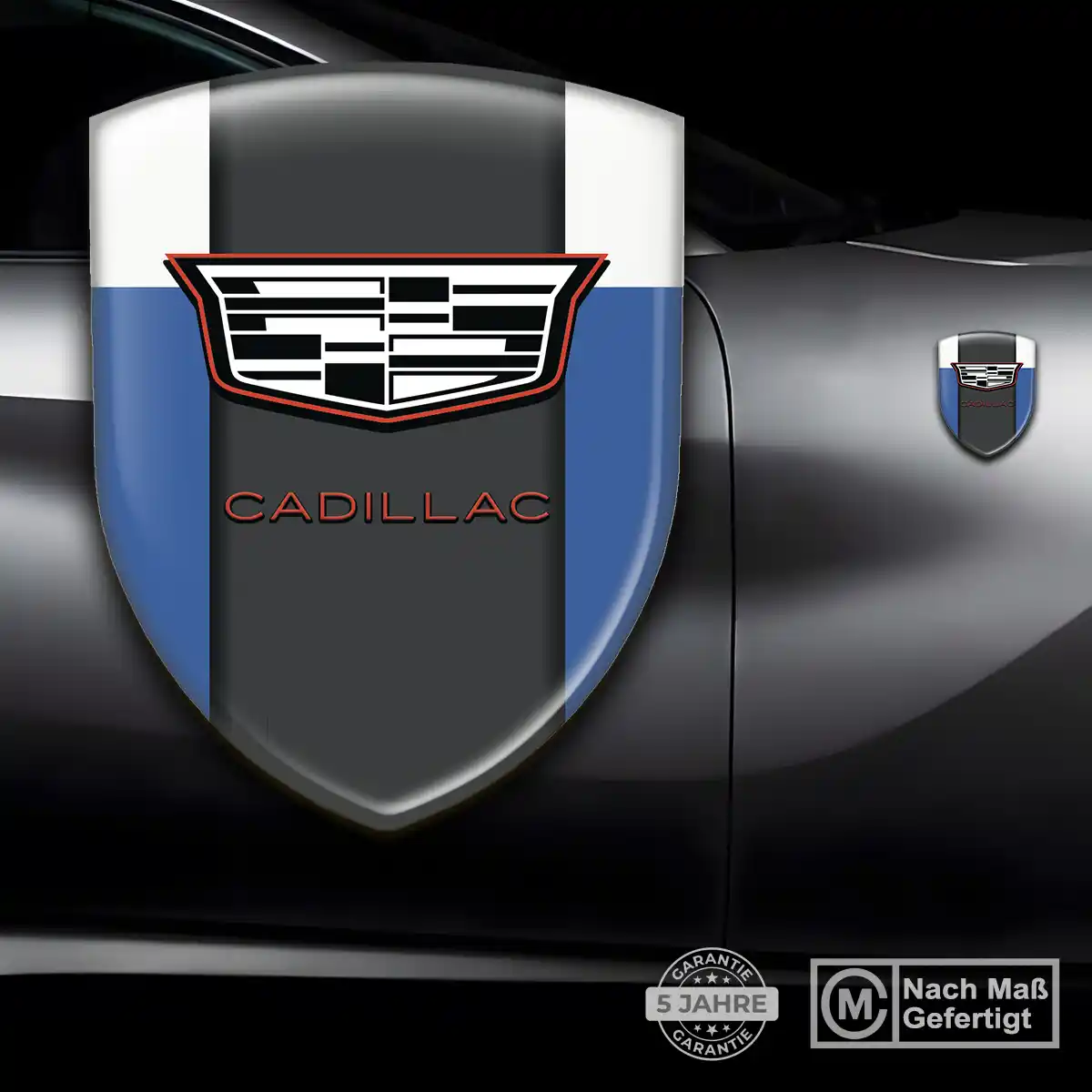 Cadillac Aufkleber 3D Gel Embleme Auto Edles Design