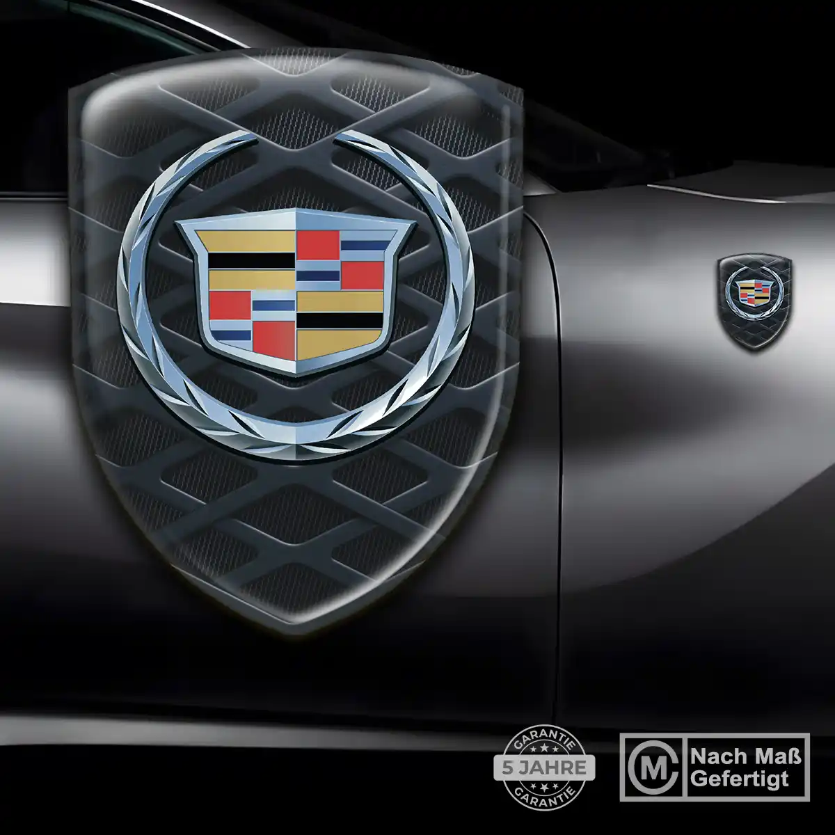 Cadillac Aufkleber 3D Gel Embleme Auto Höchste Qualität