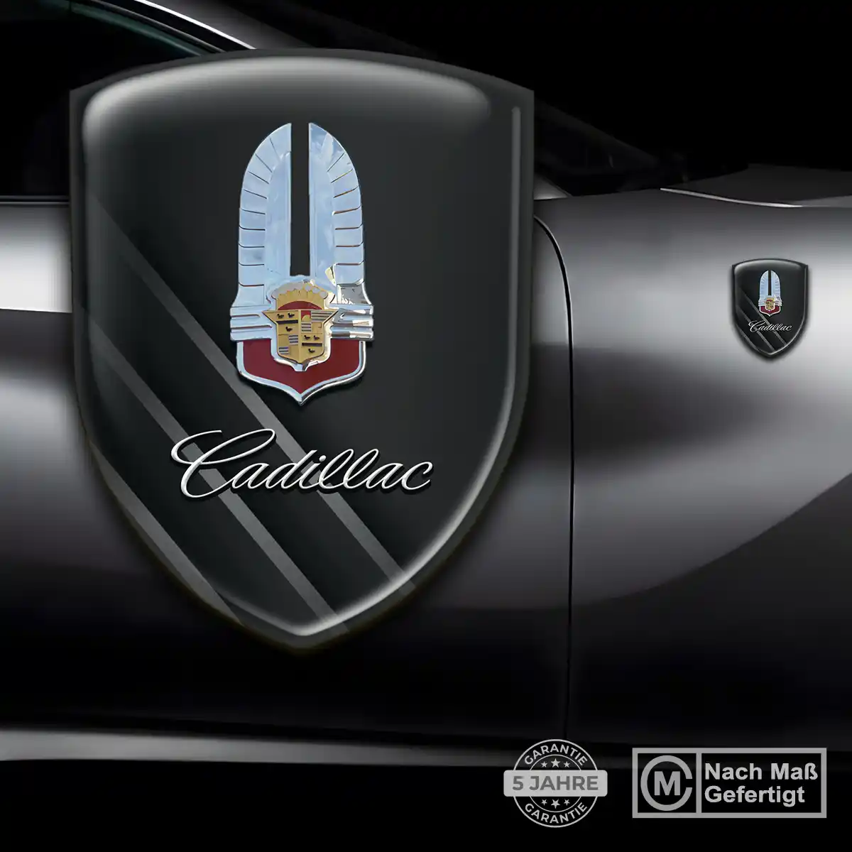 Cadillac Aufkleber 3D Gel Embleme Auto Markenedition