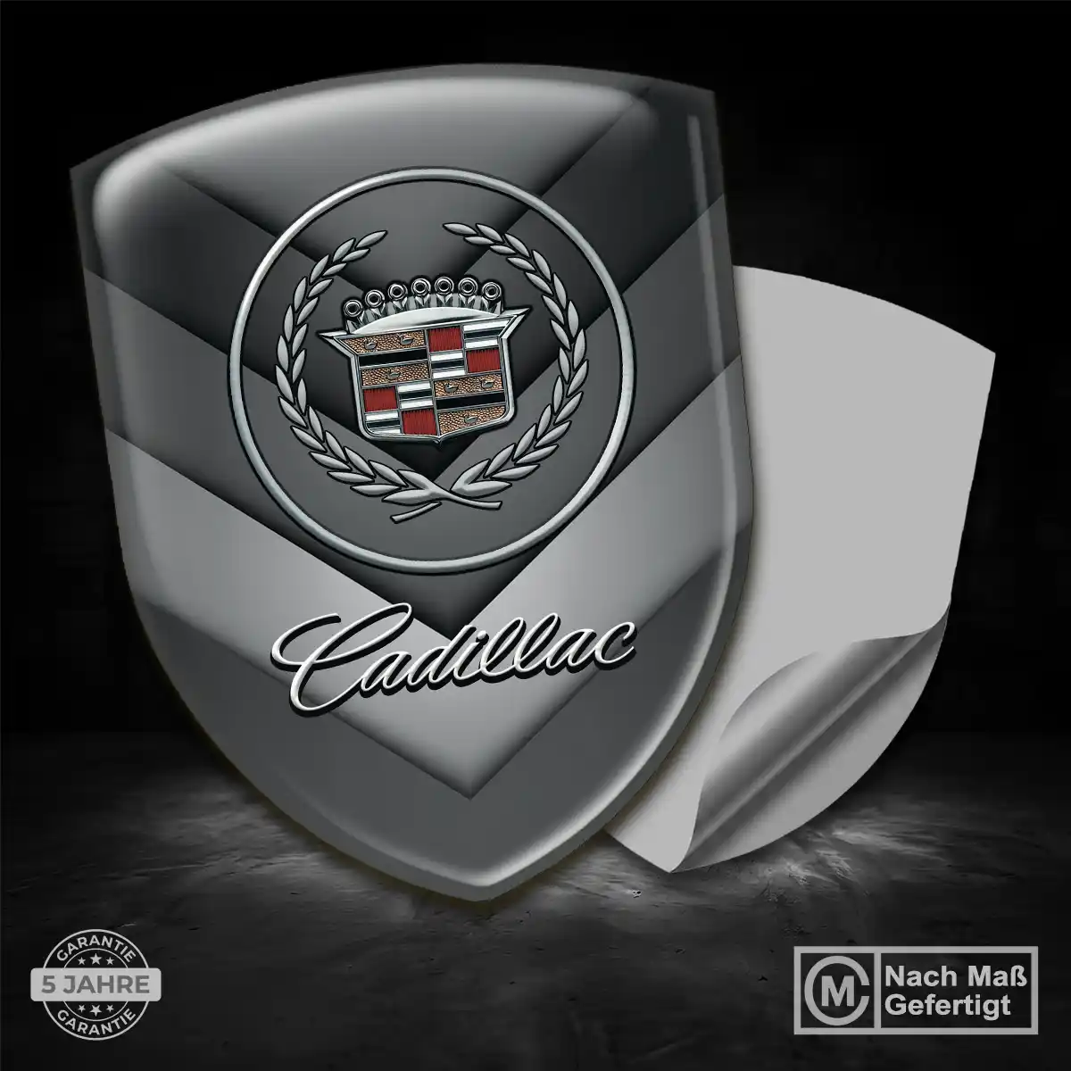 Cadillac Aufkleber 3D Gel Embleme Auto Premium-Edition