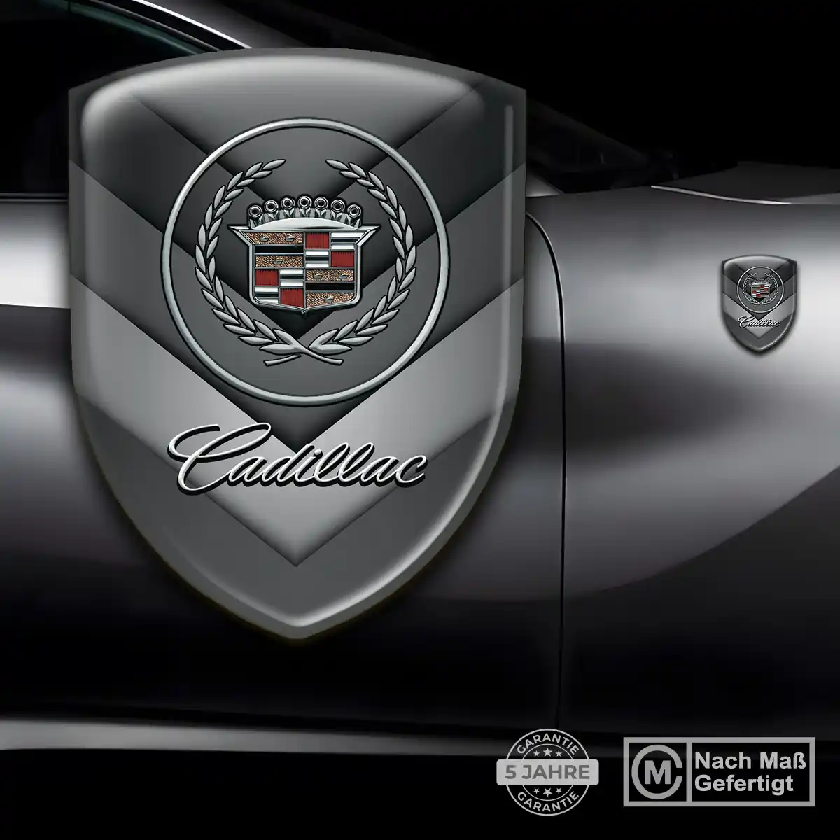 Cadillac Aufkleber 3D Gel Embleme Auto Premium-Edition