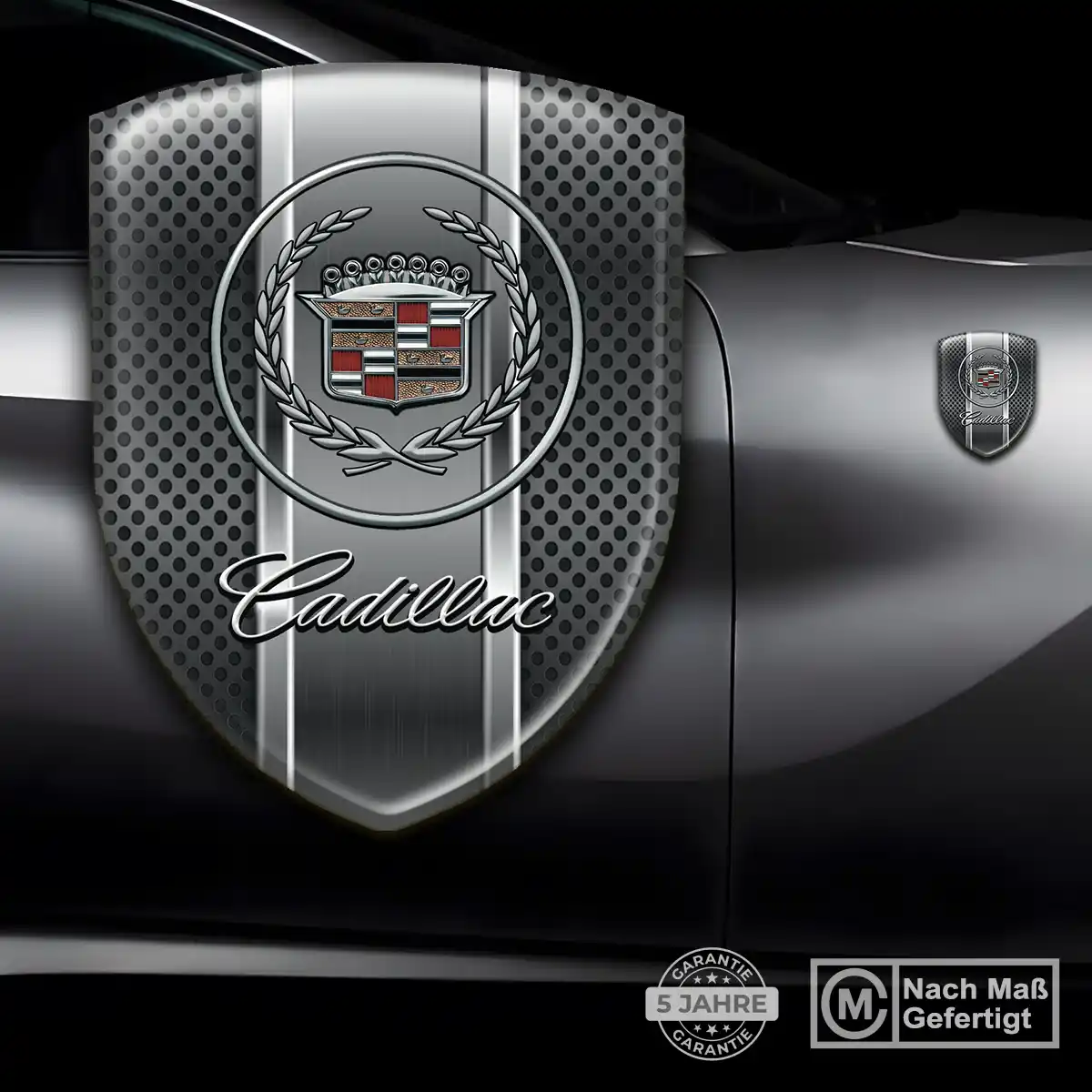 Cadillac Aufkleber 3D Gel Embleme Auto Premiumqualität