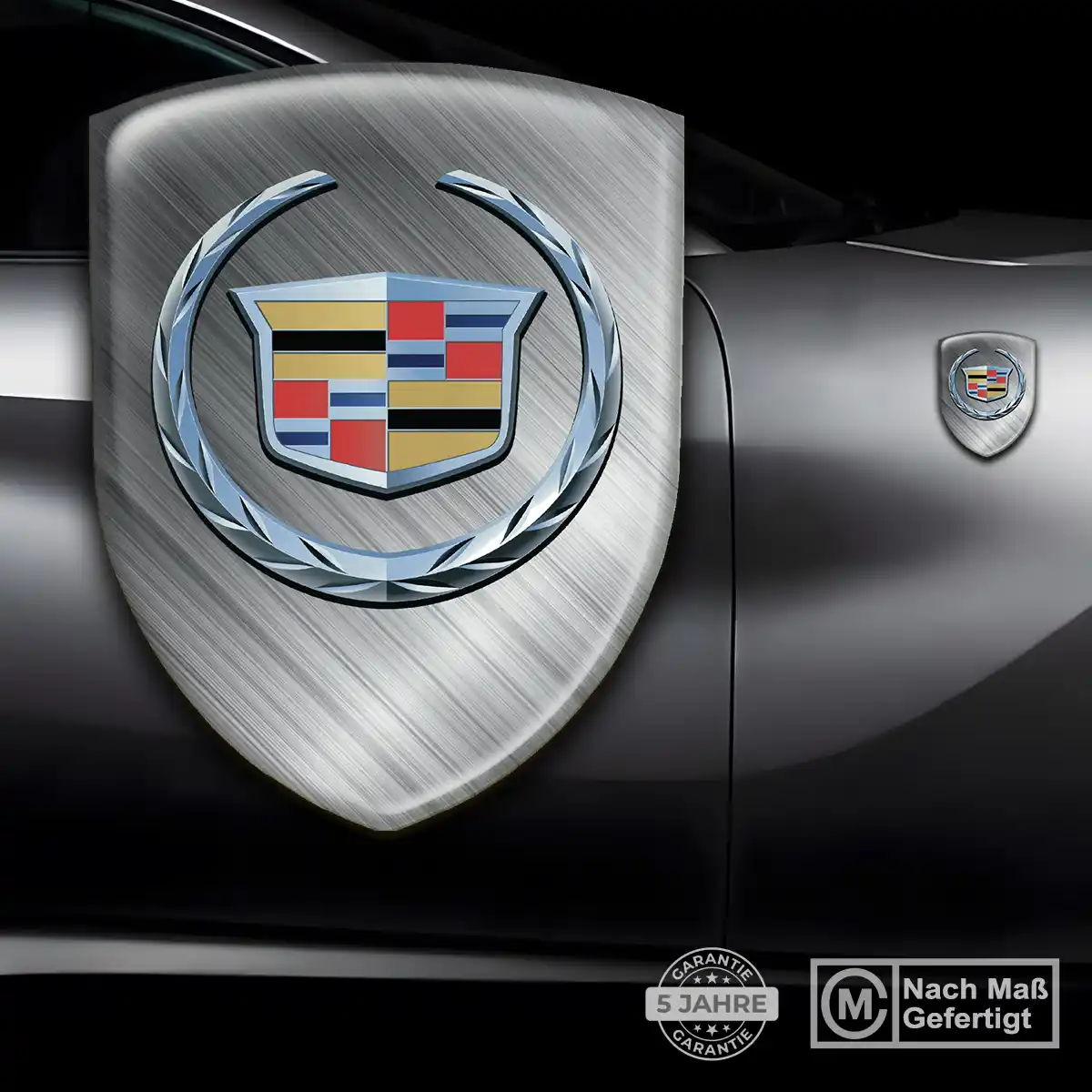 Cadillac Aufkleber 3D Gel Embleme Auto Stilvolles Design