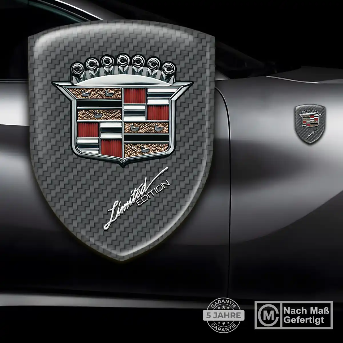 Cadillac Aufkleber 3D Gel Embleme Erstklassige Qualität