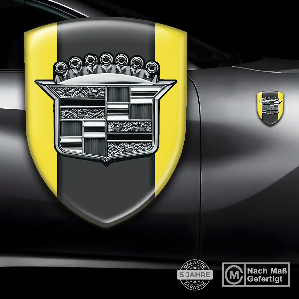 Cadillac Aufkleber 3D Gel Embleme Hohe Qualität