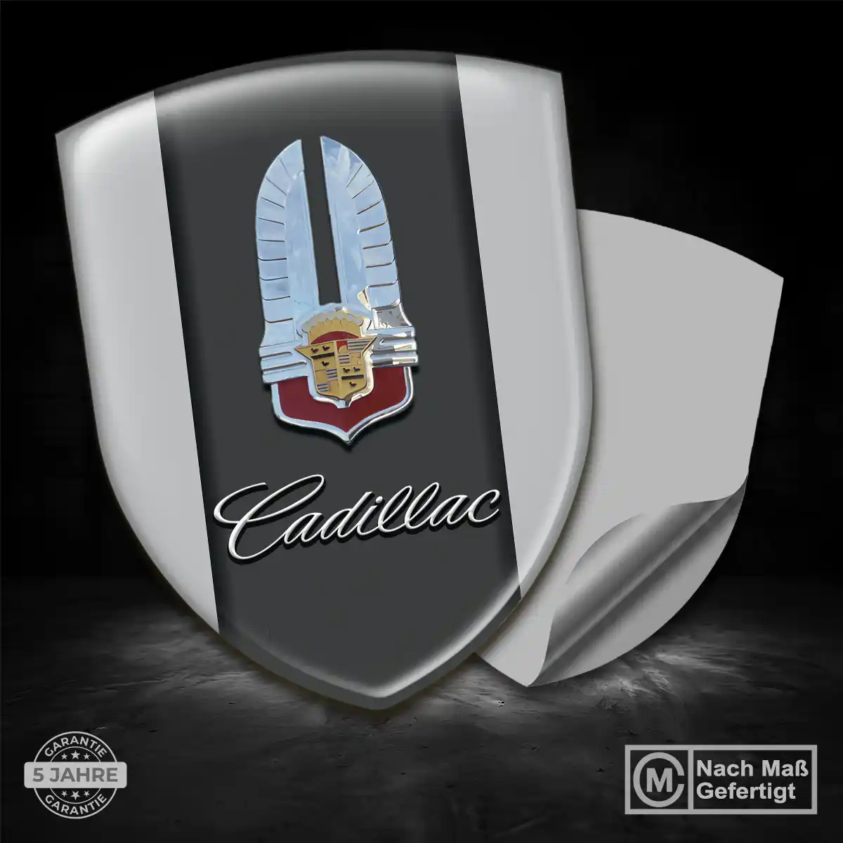 Cadillac Aufkleber 3D Gel Embleme Markenedition
