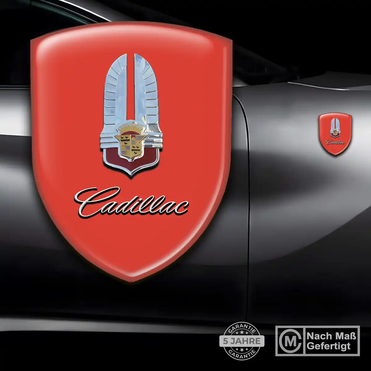 Cadillac Aufkleber 3D Gel Embleme Modernes Design