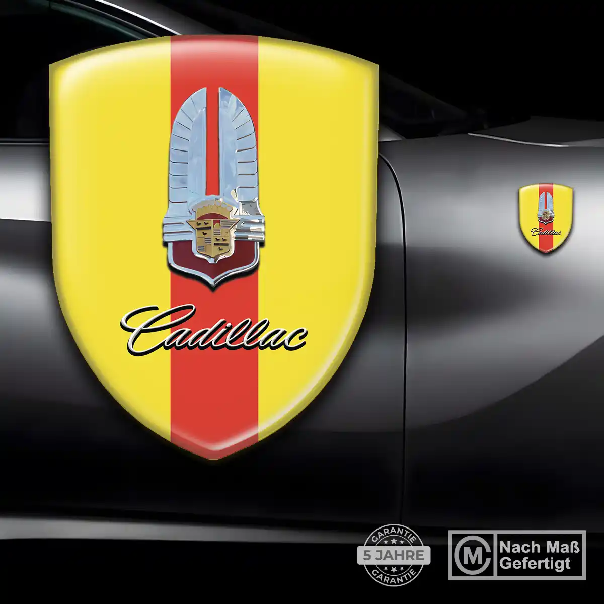 Cadillac Aufkleber 3D Gel Embleme Premium-Edition