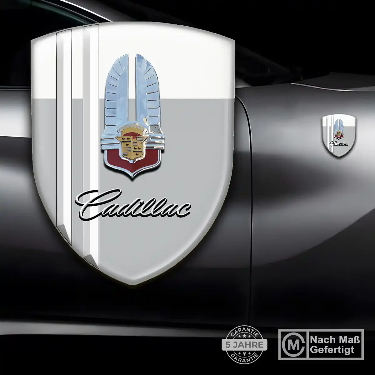 Cadillac Aufkleber 3D Gel Embleme Premiumqualität