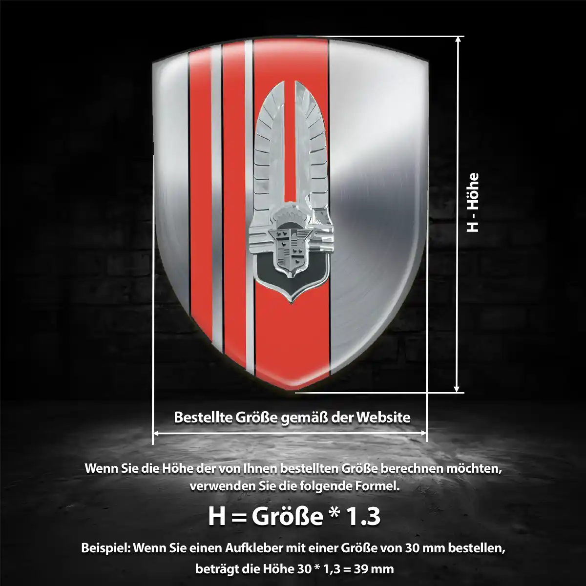 Cadillac Aufkleber 3D Gel Embleme Stilvolles Design