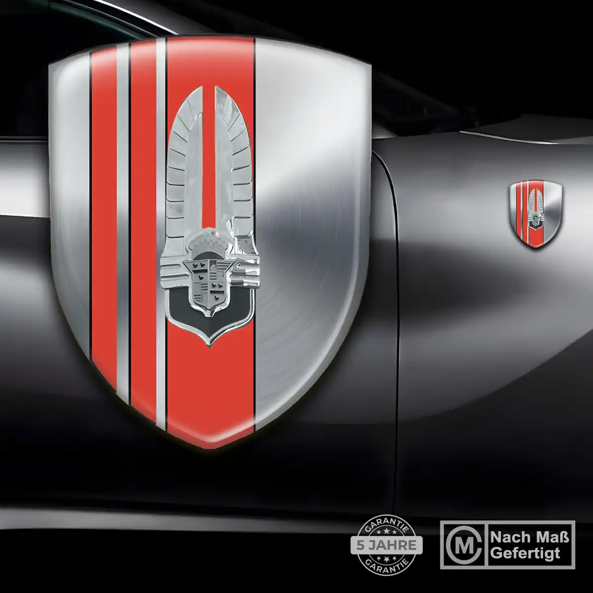 Cadillac Aufkleber 3D Gel Embleme Stilvolles Design